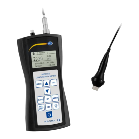PCE Instruments PCE-COM 20 User Manual