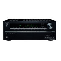 Onkyo TX-NR579 Instruction Manual
