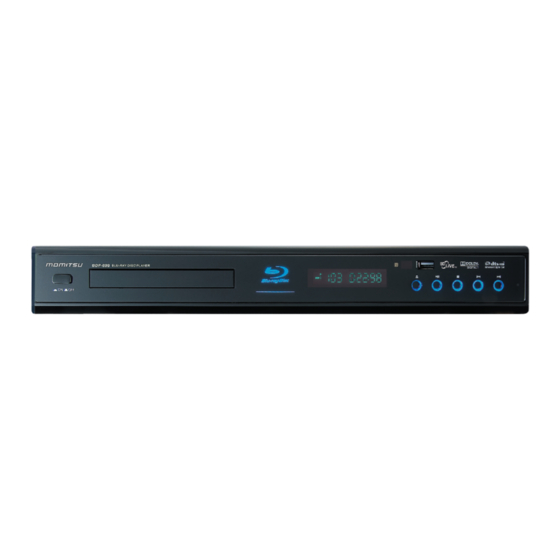 MOMITSU BDP-899 Instruction Manual