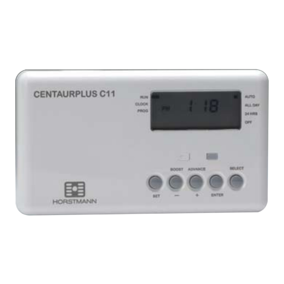 Horstmann CentaurPlus C11 Installation Instructions