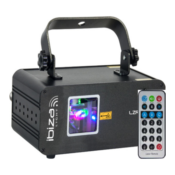 Ibiza LZR430RGB Manual
