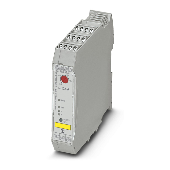 Phoenix Contact ELR W3-24DC/500AC-2I Manual