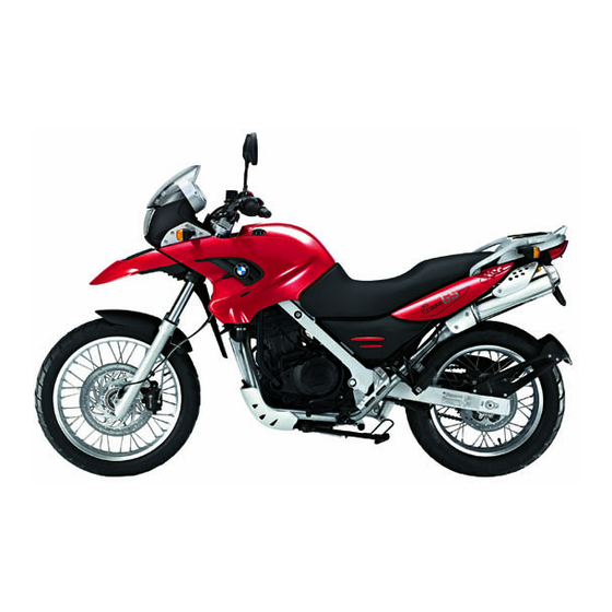 BMW Motorrad G 650 GS 2007 Rider's Manual