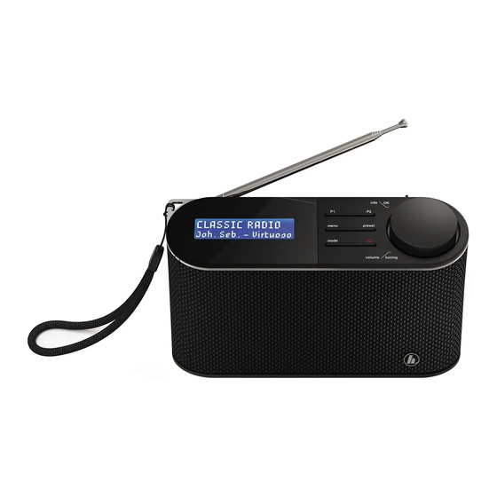 Hama DR15 Portable Digital Radio Manuals