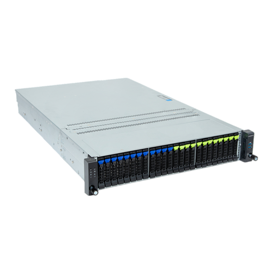 Gigabyte R263-Z32-AAD1 2U Rack Server Manuals