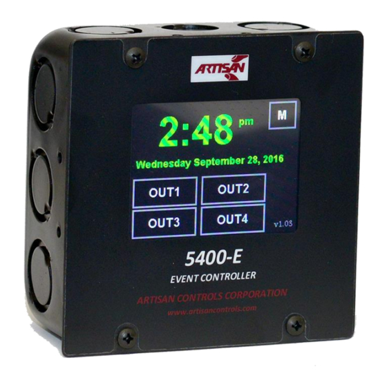 artisan 5400-ES User Manual