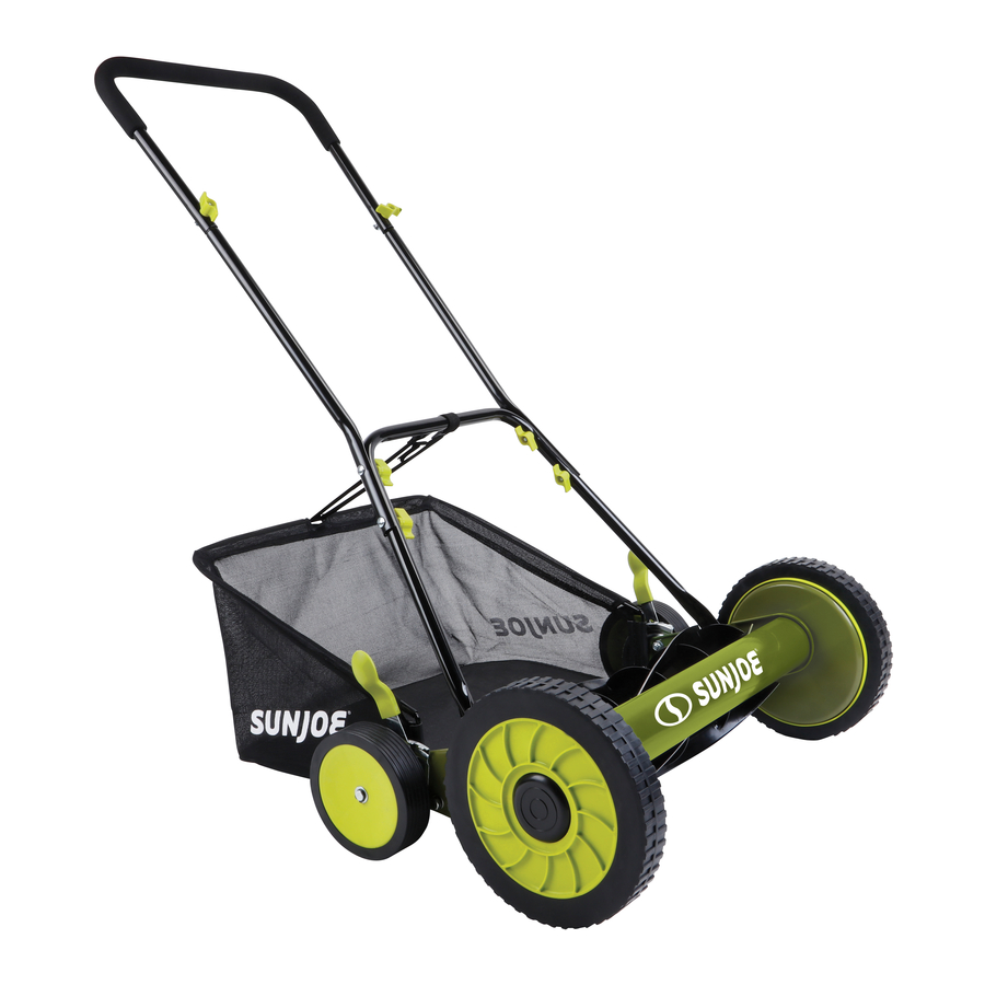 SunJoe MJ501M - Reel Mower 18-INCH Manual