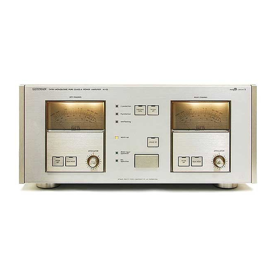 Luxman M-05 Service Manual