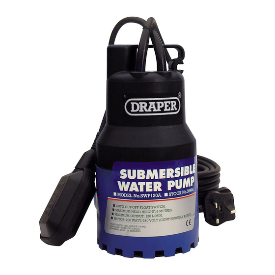 Draper SWP110ADW Instructions Manual