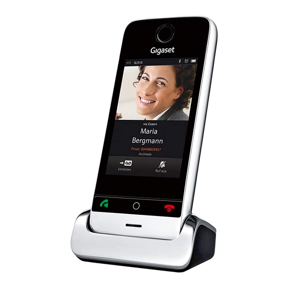 Gigaset SL910 Quick Start Manual