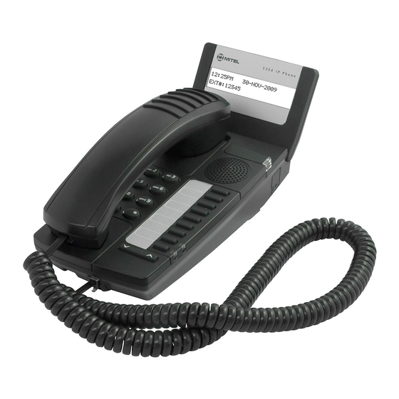 Mitel 5304 Quick Reference Manual