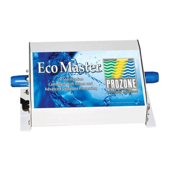 Prozone ECO MASTER Installation And Operation Manual