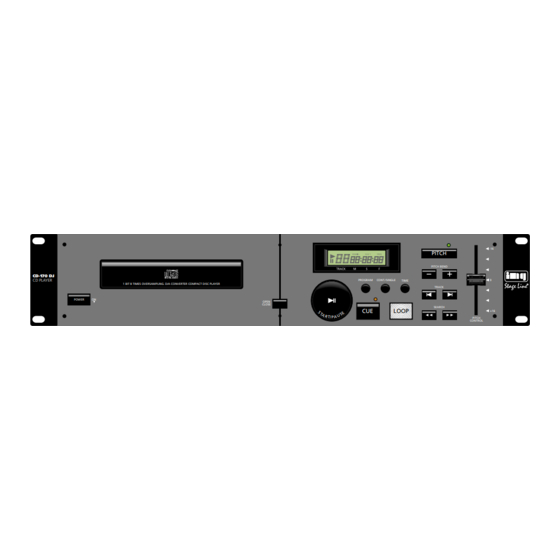 Monacor img Stage Line CD-170DJ Manual