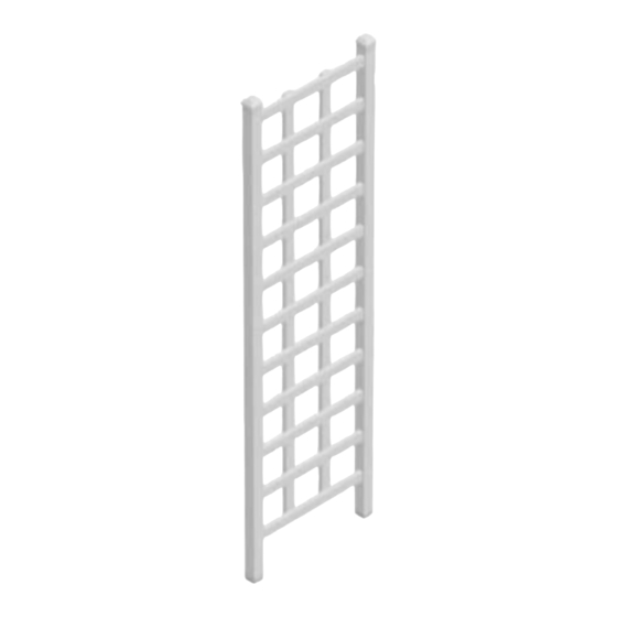 Dura Trel 11177M Providence Trellis Assembly Instructions