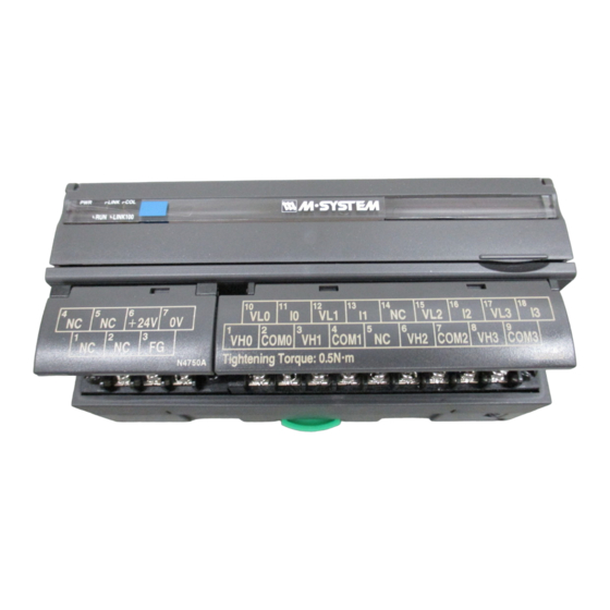 M-system R7M-DC16B Instruction Manual