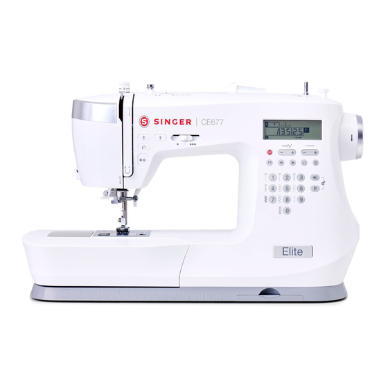Singer Elite CE677 Instruction Manual