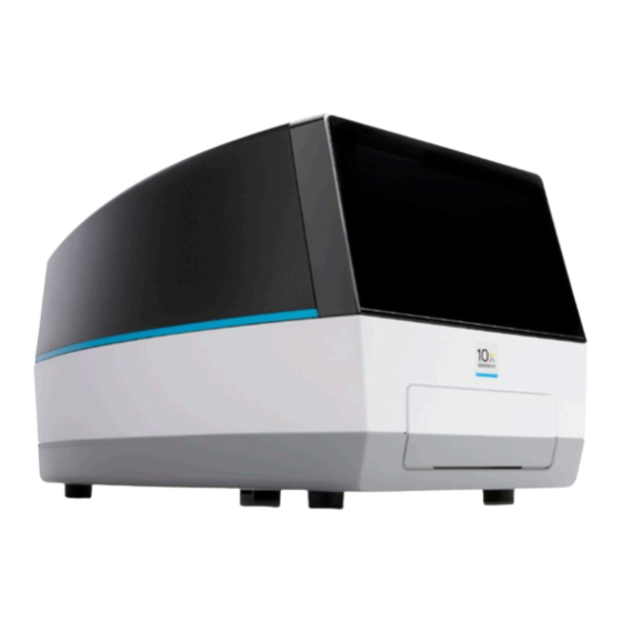 10x Genomics Chromium X Series Quick Reference Card