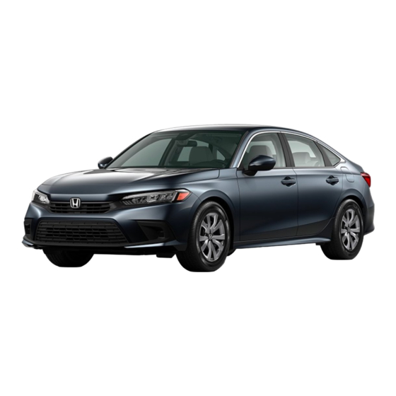 Honda CIVIC Sedan 2022 Owner's Manual