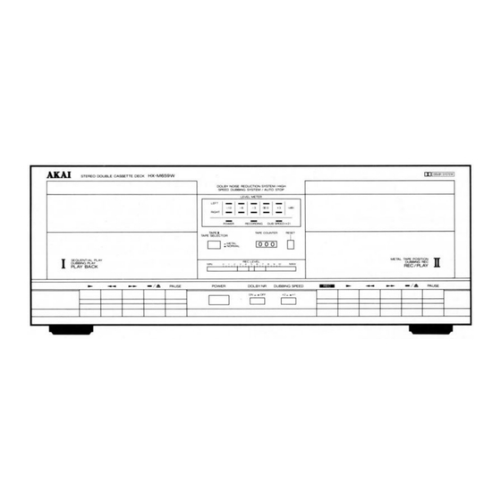 Akai HX-M459W Service Manual