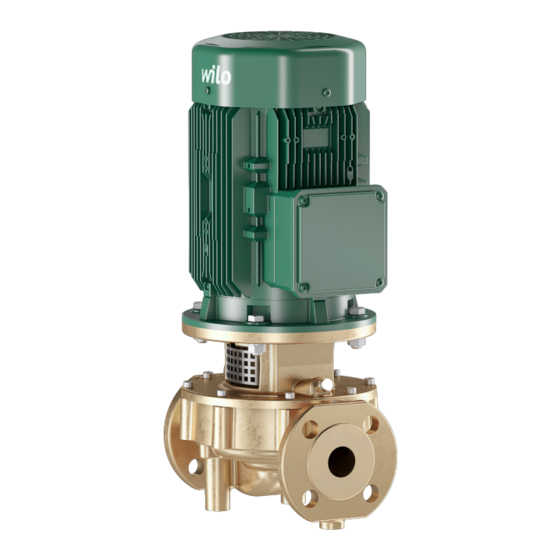 Wilo VeroLine IPL Z Series Installation And Operating Instructions Manual