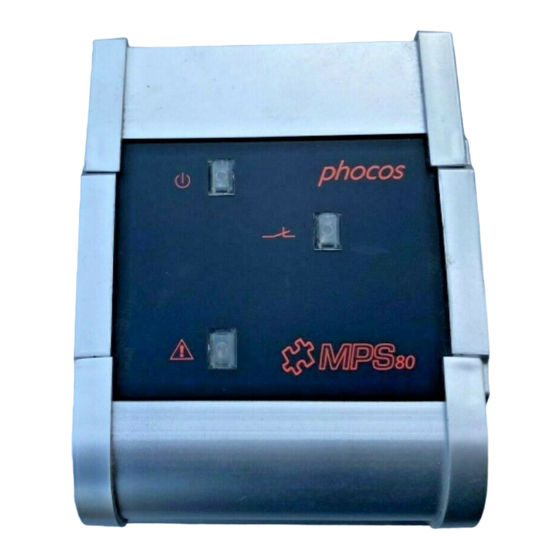 Phocos MPS User Manual