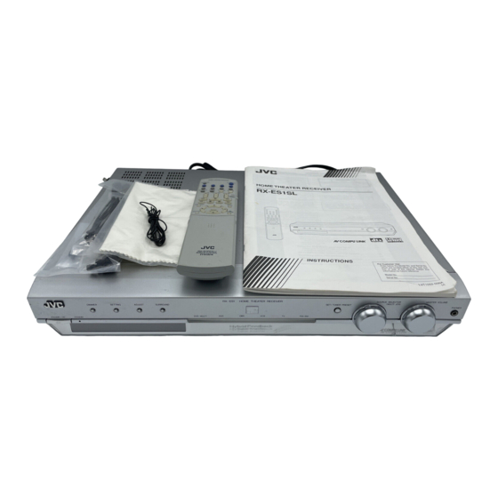 JVC RX-ES9SL Instructions Manual