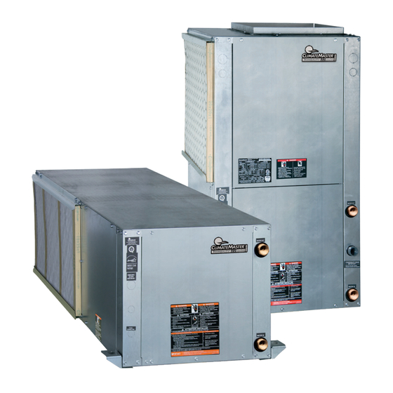 ClimateMaster TYH/V 024 - 060 60Hz - HFC-410A Installation, Operation, &  Maintenance Instruction