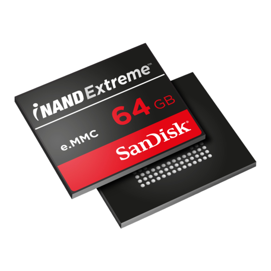 SanDisk INAND Manuals