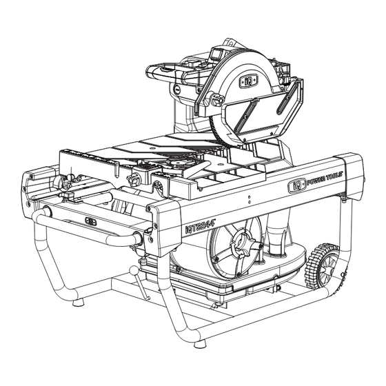 IQ Power tools iQTS244 Operator's Manual