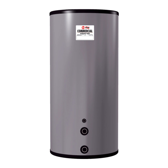 Rheem RUUD Gas Hot Water Supply Heaters Specification Sheet
