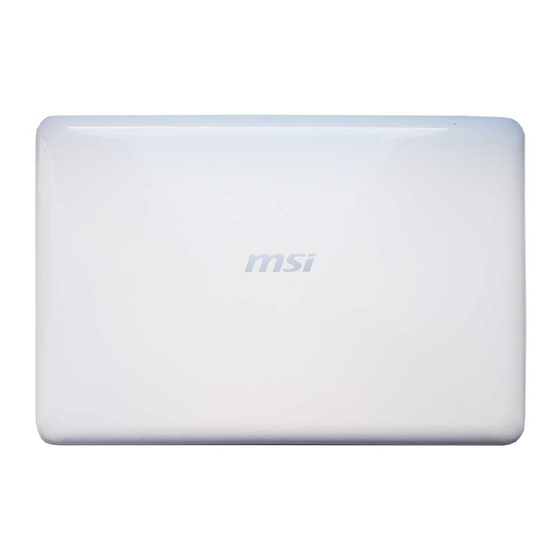 MSI X340 Disassemble Manual