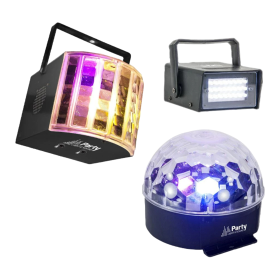Party Light & Sound PARTY-3PACK User Manual