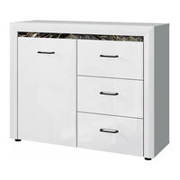 agatameble WHITEBLACK 1D3S Instructions For Assembling Furniture