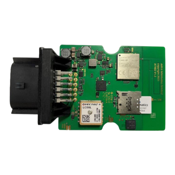 astra telematics AT402 Installation Manual
