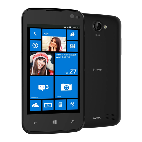 Lava Iris win1 User Manual