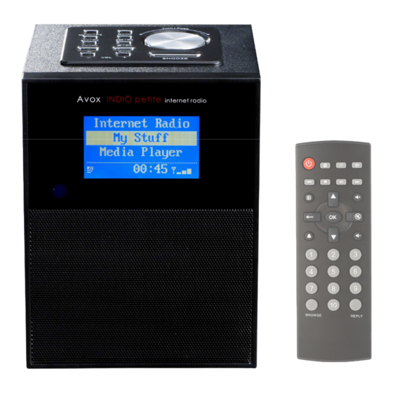 Avox Indio petite User Manual