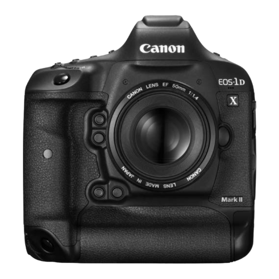 Canon EOS-1D X Mark II Quick Manual