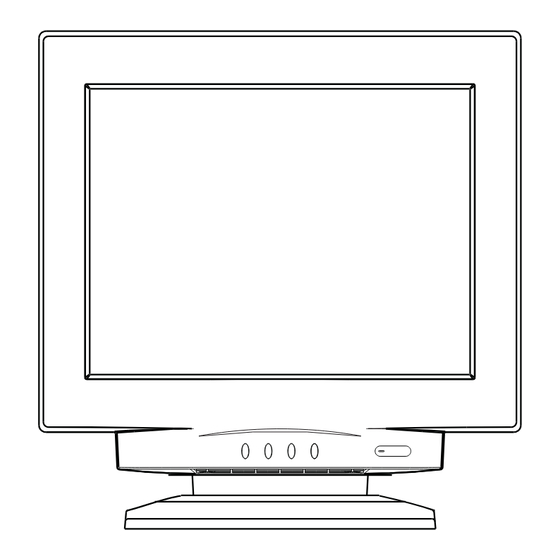 Sony Trinitron CRT Monitor User Manual