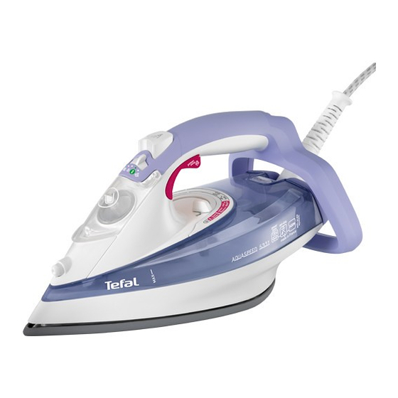 T-Fal Aquaspeed FV53 Series Operation Instruction Manual