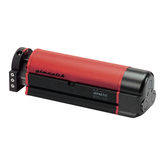 Gimatic Gimapick M25 Series Manual