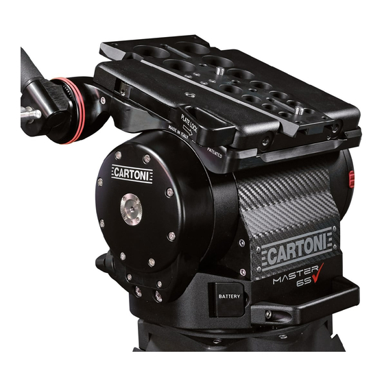 Cartoni MASTER 65 User Manual/Maintenance