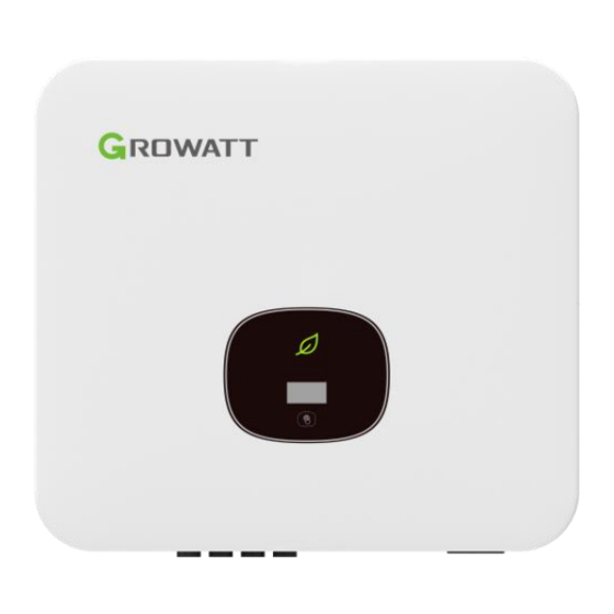 Growatt MIN 9000TL-X Installation & Operation Manual