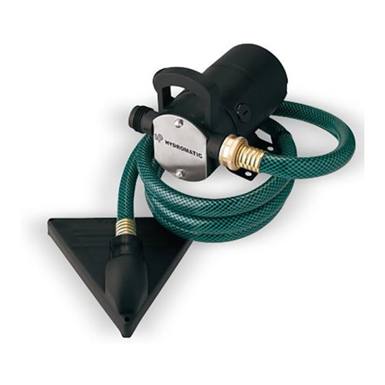 User Manuals: Pentair HYDROMATIC HY106 Transfer Pump