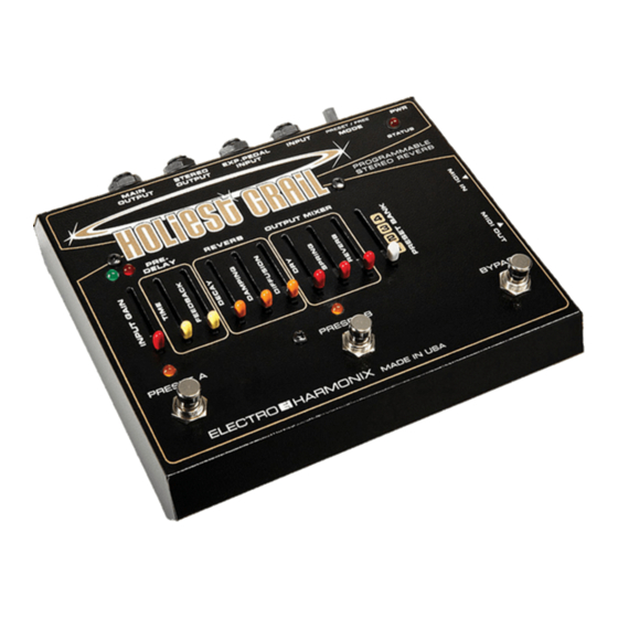 Electro-Harmonix HOLIEST GRAIL Manual