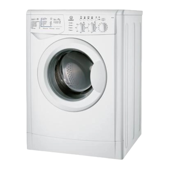 Indesit WIL 125 X Instructions For Use Manual