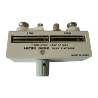 Hioki 9262 User Manual