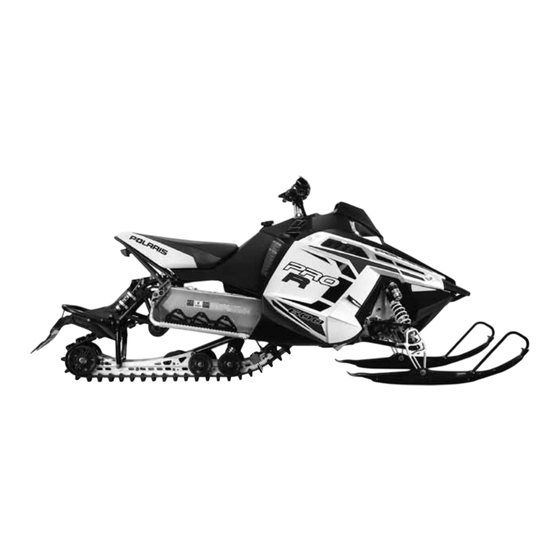 Polaris 600 RUSH 2013 Owner's Manual For Maintenance And Safety