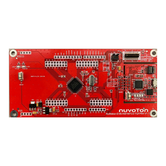Nuvoton NuMicro KM1M7CF0 Series User Manual