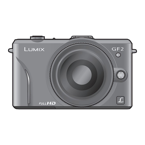 Panasonic DMCGF2 - DIGITAL CAMERA-ADV FEATURES Instrucciones De Funcionamiento
