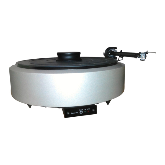 Pro-Ject Audio Systems RPM 6.1 SB Instructions For Use Manual